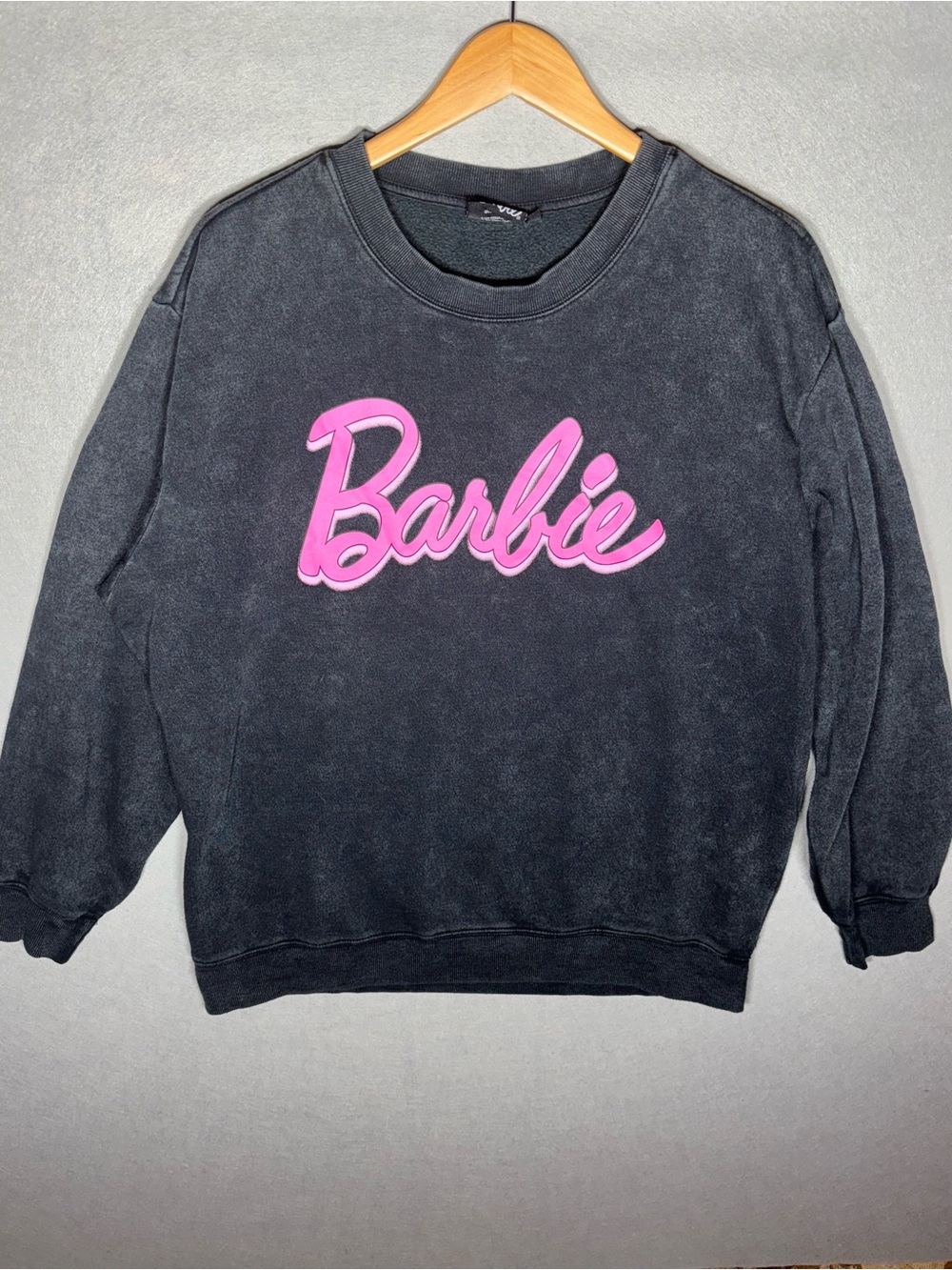 Barbie Faded Black Sweatshirt